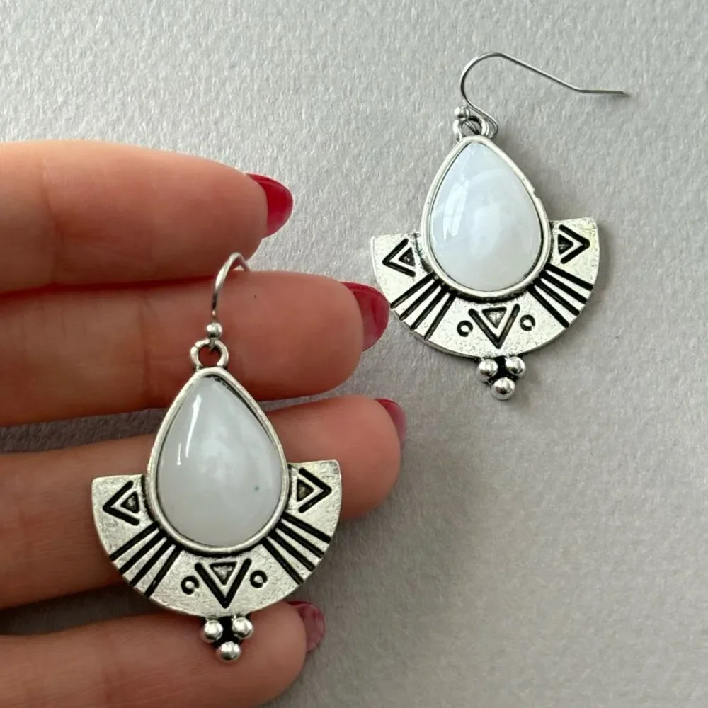 boho dangle earrings A777